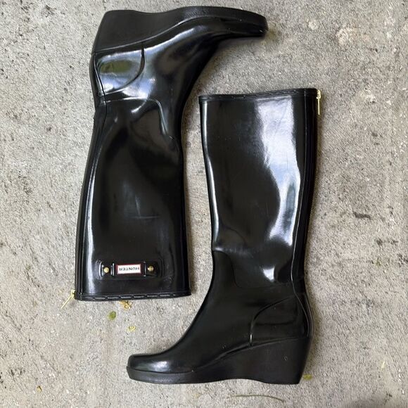 Hunter Moss wedge rain boot - Picture 2 of 8